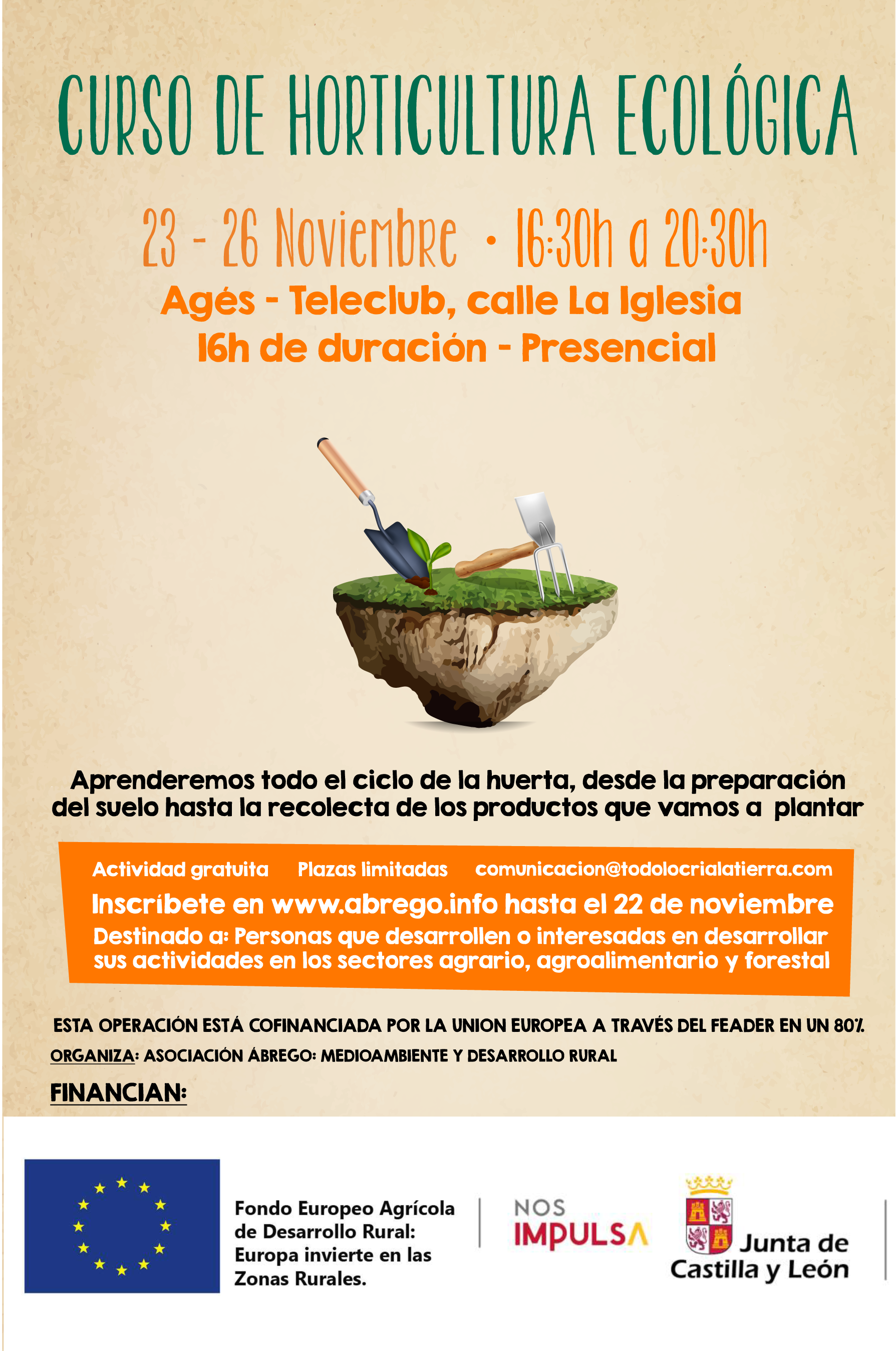 Curso De Horticultura EcolÓgica AsociaciÓn Ábrego Medioambiente Y Desarrollo Rural 1540
